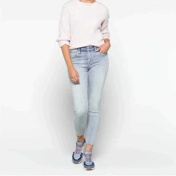 PISTOLA Arielle Skinny Scissor Cut Hem Jean Size 28 - Picture 1 of 12